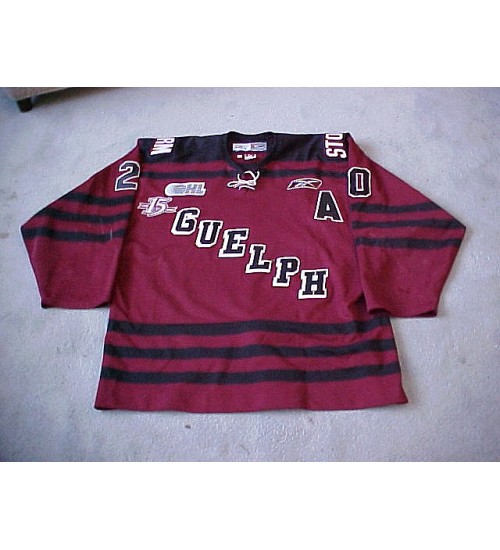 Custom OHL Guelph Storm 2004-09 Hockey Jersey Alternate Red